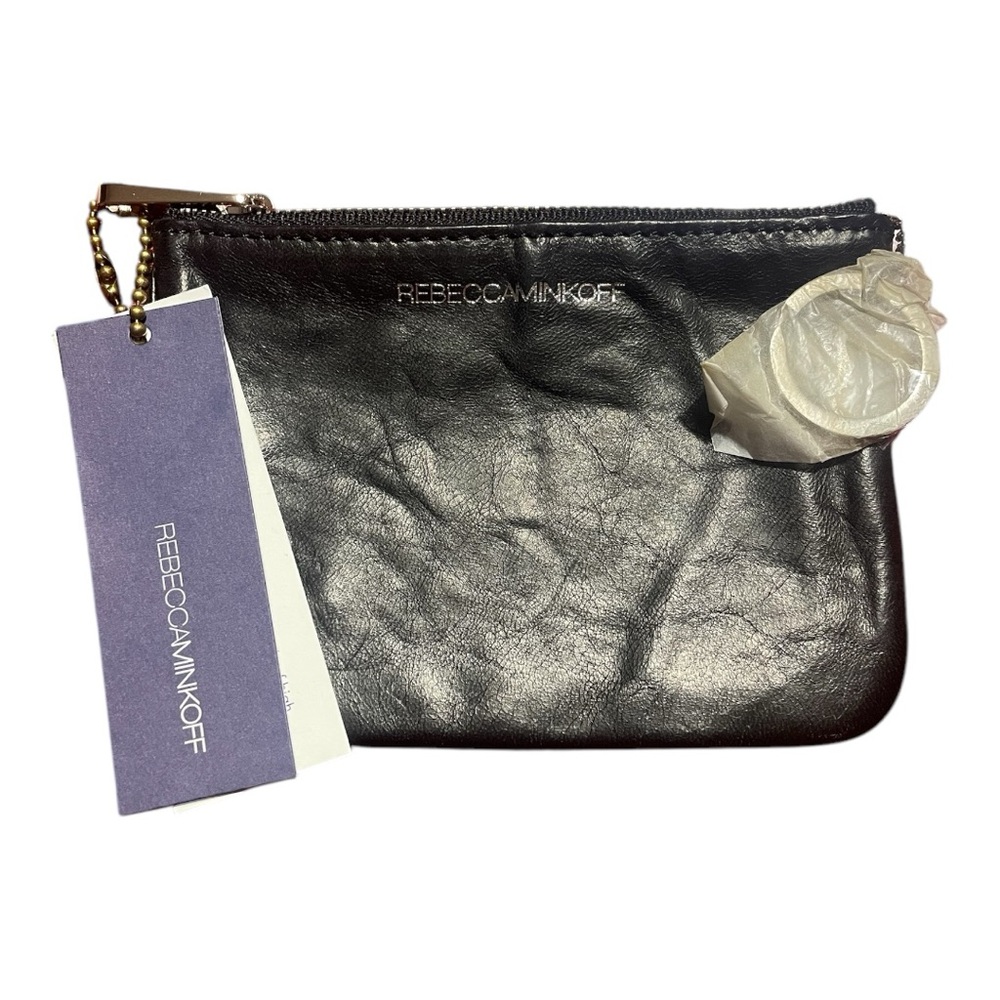 Rebecca Minkoff Black Leather Pouch (Nest Egg)